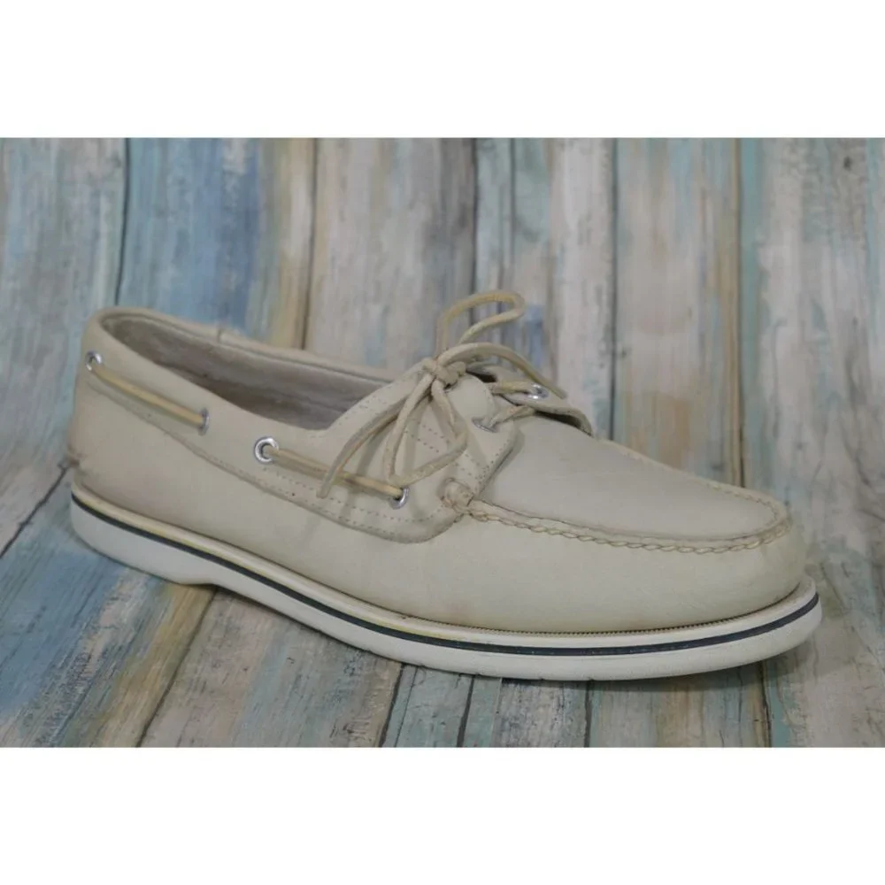 Florsheim Men's Leather Boat Shoes Size 11 Sneaker Moccasins